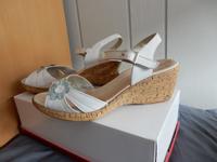 ROHDE Sandalen, Gr. 40, Leder weiß Kiel - Hassee-Vieburg Vorschau