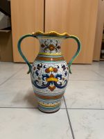 Vase Keramik handbemalt Italien Deruta Krug Ziervase Retro Vintag Bayern - Türkheim Vorschau