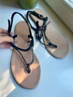 Leder Sandalen Sandaletten Gr.40 in Schwarz und Silver von Esprit Pankow - Prenzlauer Berg Vorschau