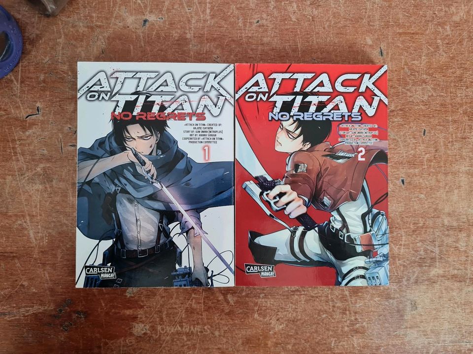 Attack on Tittan no Regrets 1&2, gesamte Reihe, Manga in Trier