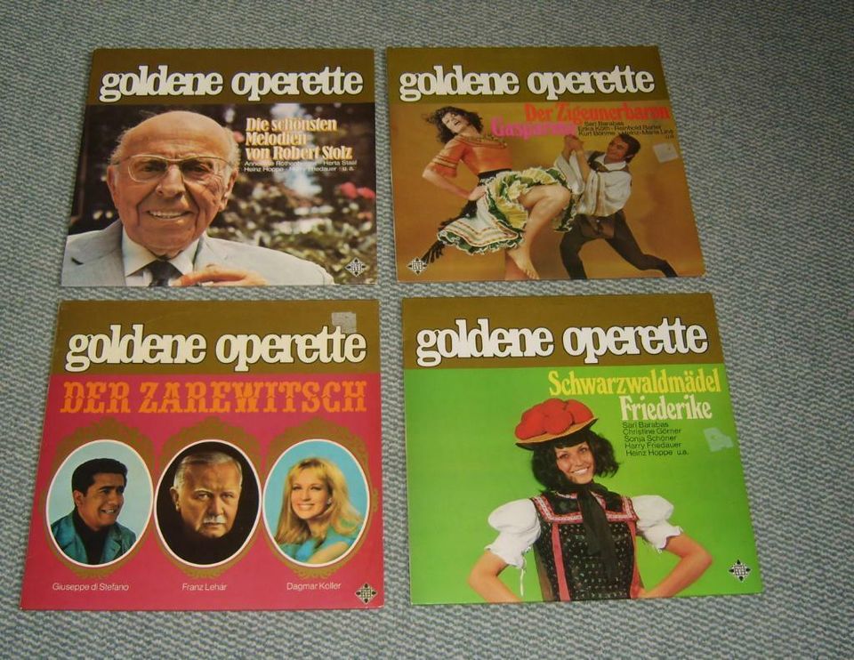 Goldene Operette Schallplatte LP Vinyl Sammlung Stückpreis in Röthenbach