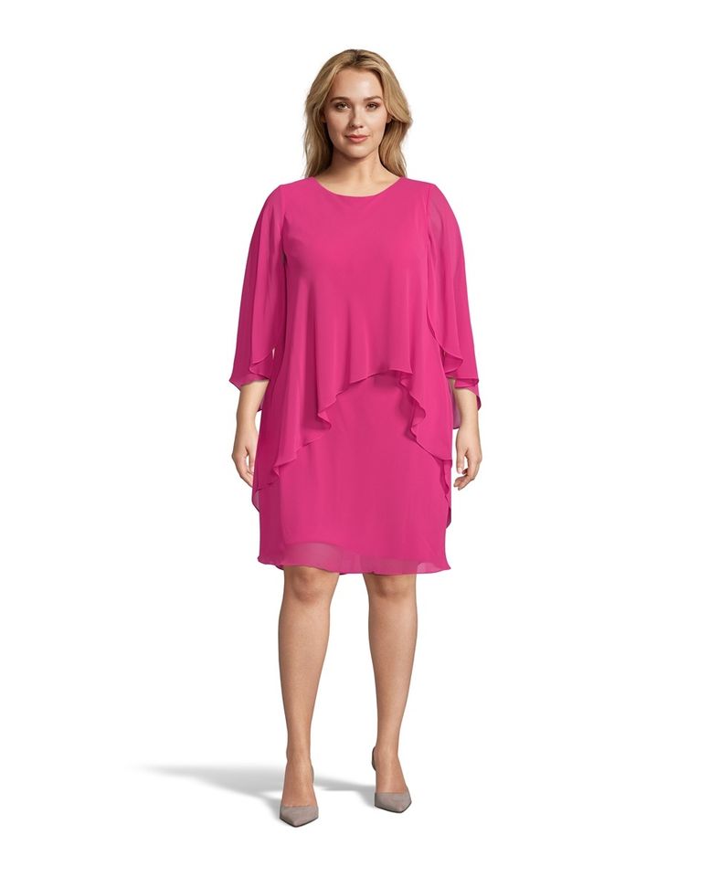 Ralph Lauren Kleid Chiffonkleid Farbe Pink Größe 54 neu in Köln