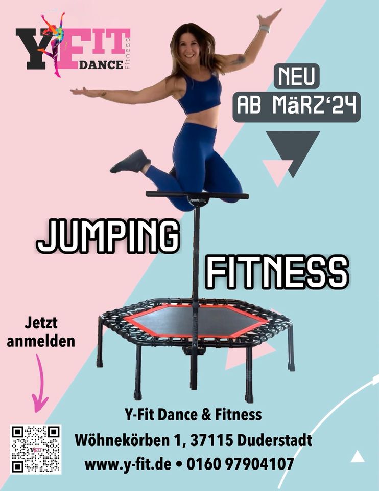 Jumping Fitness Kurs Trampolin Sport workout Dance in Duderstadt
