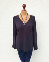 Comma Feinstrick Pullover 40 dunkel Lila Blau V-Ausschnitt Bayern - Forchheim Vorschau