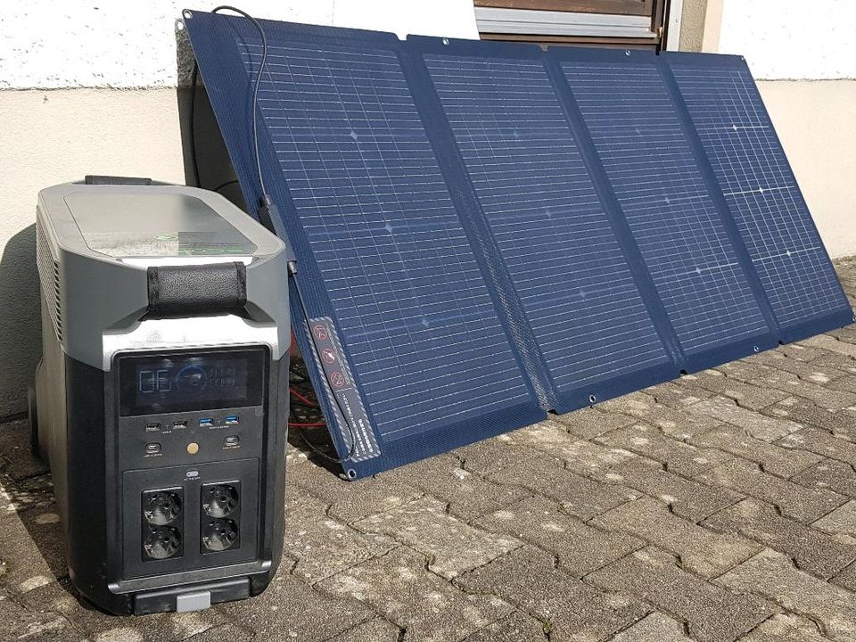 EcoFlow 220W Bifaziales Solarpanel Watt PV Modul Solarmodul in Ellwangen (Jagst)