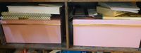2 rosa Kisten mit Goldrand zusammen oder einzeln Berlin - Tempelhof Vorschau