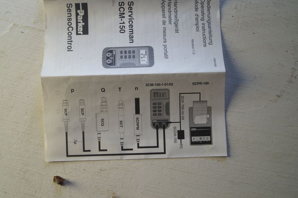 Parker SensoControl FluidConnectors Serviceman SCM-150-1 in Hohen Neuendorf