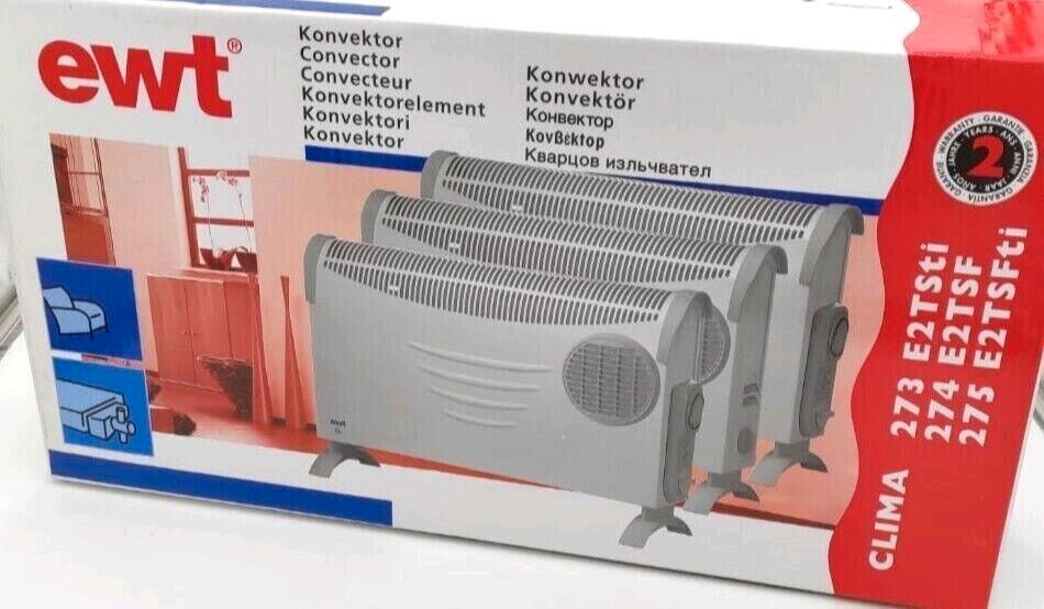 EWT Clima 272 E2TS - Konvektor - 1000W/2000W in Untersiemau