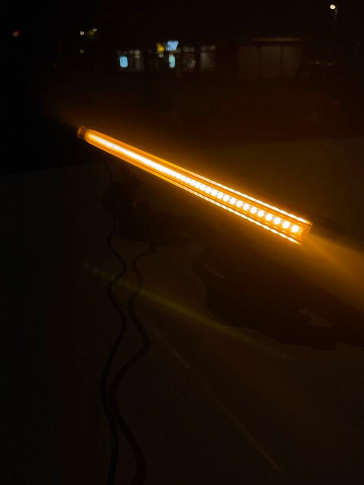 48LED Auto Blitzlicht Frontblitzer Warnleuchte Strobe Gelb NEU in Soltau