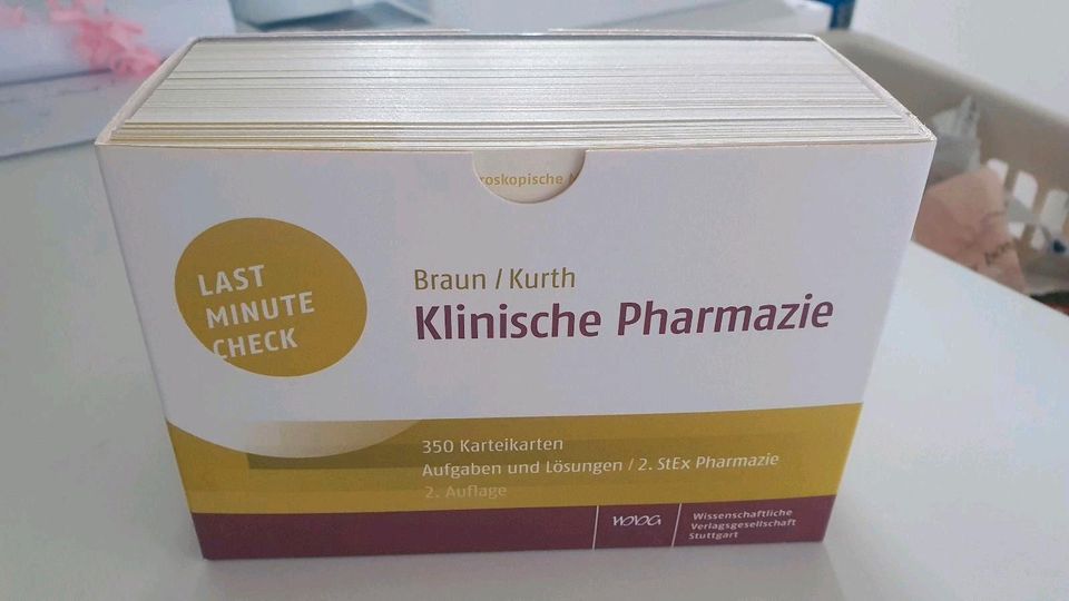 Klinische Pharmazie Last Minute Check Karteikästen in Kiel