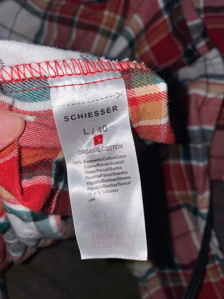 Schiesser Damen Schlafanzug Nachtwäsche Rot in Gr. L in Mülheim (Ruhr)