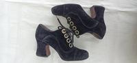Young little Beethoven Samt High Heels Vintage Damenschuhe Niedersachsen - Marklohe Vorschau