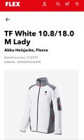 Flex Akku Heizjacke TF White 10.8/18.0 M Lady Sachsen-Anhalt - Merseburg Vorschau