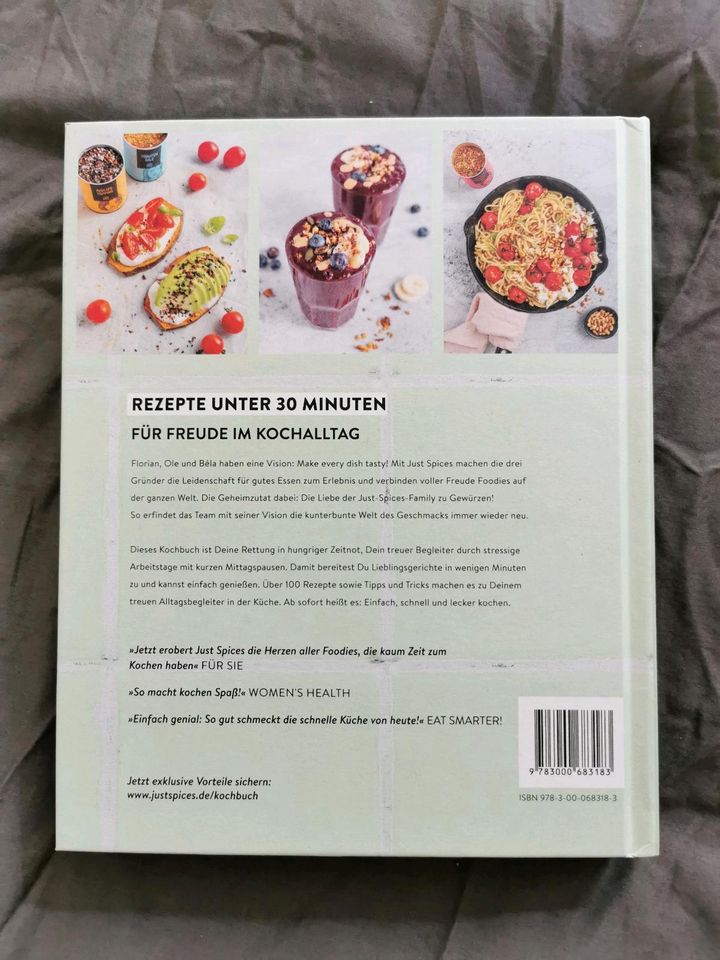 Just Spices Kochbuch Rezepte unter 30 Minuten Neu in Dresden