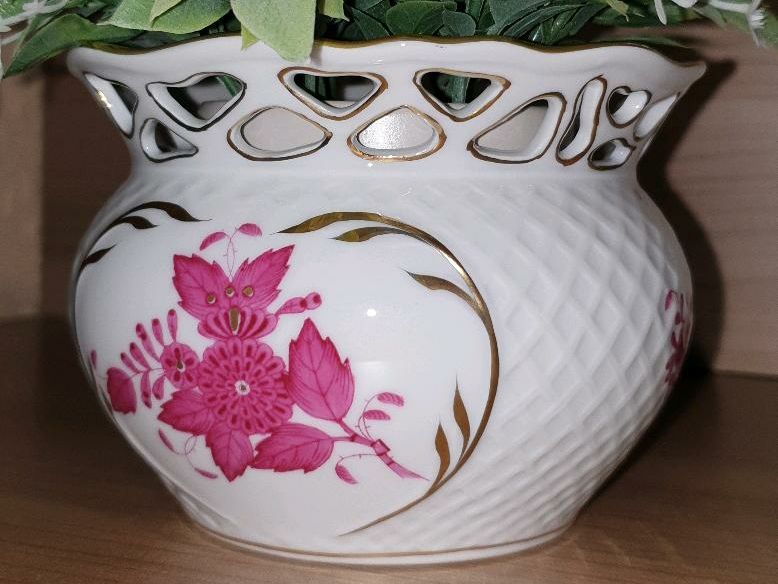 HEREND Porzellan Vase/ Übertopf Handbemalt in Pirmasens