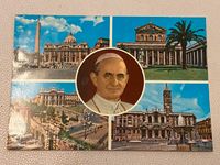 Saluti da Roma - Papst Paul VI. - Ansichtskarte, gelaufen 1967 Niedersachsen - Cuxhaven Vorschau