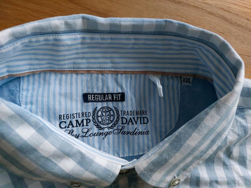 Herren Ober-Hemd CAMP DAVID hell-blau weiß kariert in Bielefeld - Brackwede  | eBay Kleinanzeigen ist jetzt Kleinanzeigen