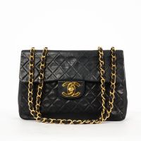Chanel Jumbo Flap Bag Timeless 24K Gold Black Lambskin Bayern - Hemau Vorschau