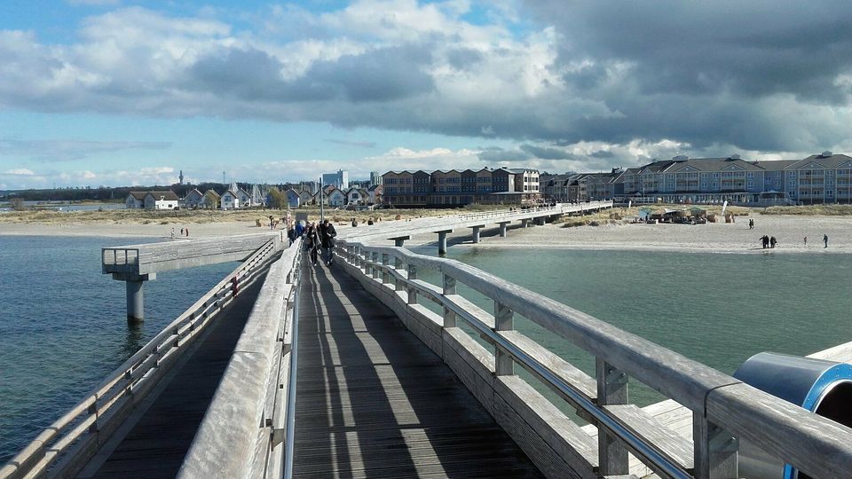 Ferienwohnung, Heiligenhafen, Ostsee, sehr strandnah, Meerblick in Heiligenhafen 