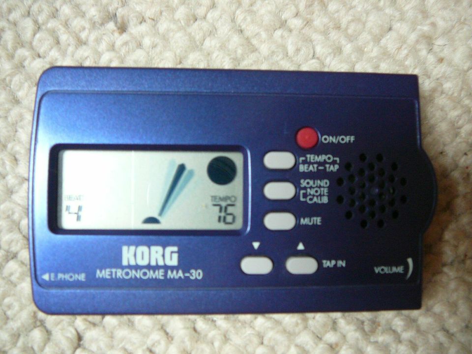 Korg Metronom MA-30 + Batterien in Kaltennordheim