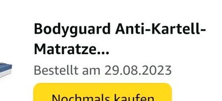 Testsieger Matratze Bodyguard Anti-Kartell, 90x200 in Winsen (Luhe)