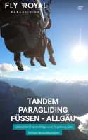 Gutschein Tandem Paragliding von FlyRoyal in Füssen-Allgäu Bayern - Erlangen Vorschau