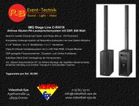 IMG STAGELINE C-RAY/8 Säulen Aktivsystem, PA Anlage mieten Nordrhein-Westfalen - Gronau (Westfalen) Vorschau