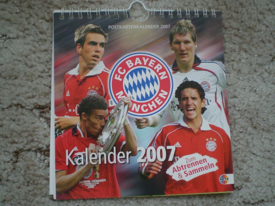 FC BAYERN MÜNCHEN, Kalender 2007, Zum Abtrennen & Sammeln in Harsewinkel