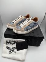 MCM Sneaker Vintage Monogramm Weis Blau Beige schwarz 38 Hessen - Wiesbaden Vorschau