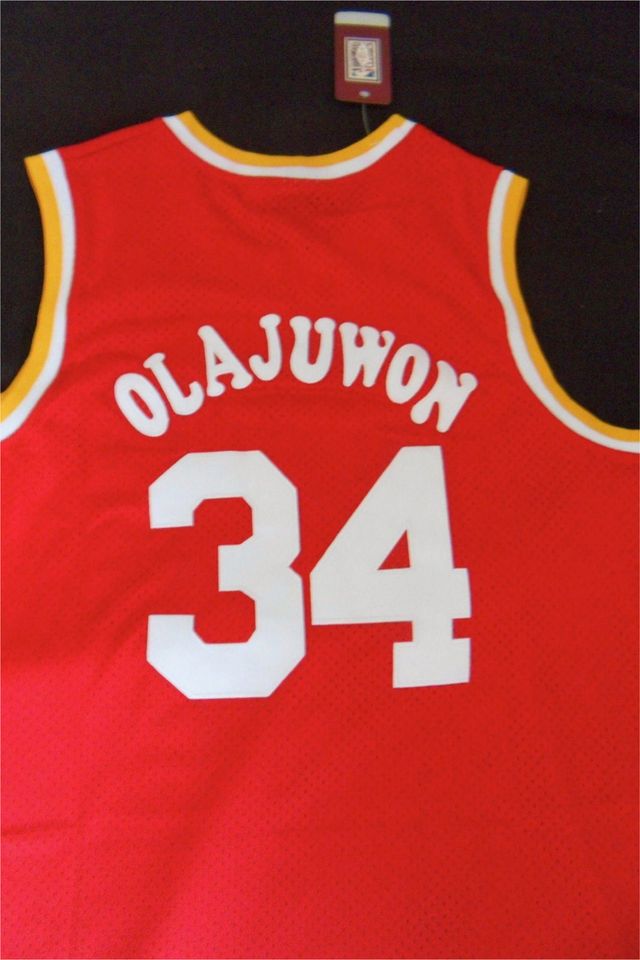 Hakeem Olajuwon Houston Rockets Trikot Rot in Köln