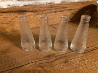 4 Kleine Vasen, Glas Aufschrift Soda ca 8 cm Schleswig-Holstein - Rendsburg Vorschau