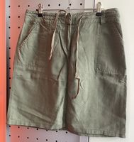 Rock Olive Khaki mit Leinen Gr.M Altona - Hamburg Groß Flottbek Vorschau