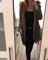 Trendiger Mantel Blogger Übergangsjacke Jacke Parka Kunstfell Düsseldorf - Eller Vorschau