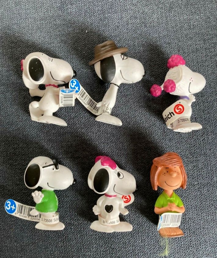 6 Snoopy Schleich Figuren Snoopy Hund SCHLEICH in Aalen