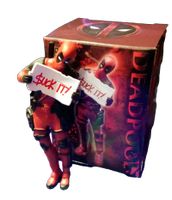 Deadpool Deko Figur Kantensitzer | Desktop Figur $UCK IT! - mit B Leipzig - Sellerhausen-Stünz Vorschau