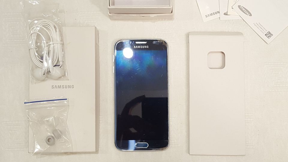 ⭐TOP⭐-Zustand Samsung Galaxy S6 SM-G920F 32GB schwarz inkl.viel Z in Heßheim