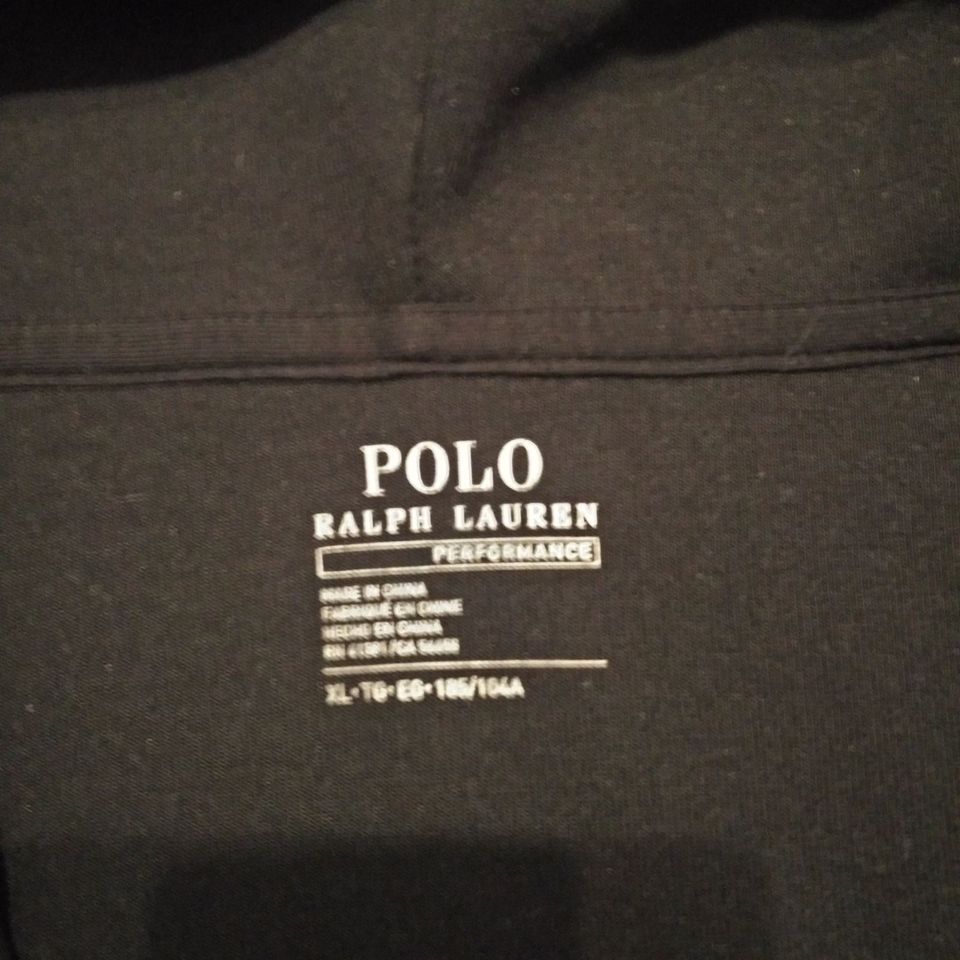 POLO RALPH LAUREN PERFORMANCE Sweatjacke Hoodie schwarz XL in Mainz