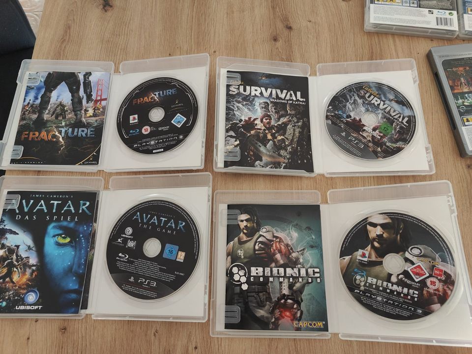 7 PS3 Playstation 3 Spiele in Ebersbach-Musbach