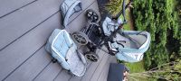 Kinderwagen Hartan Topline X  grau weiss Leder Sachsen - Auerbach (Vogtland) Vorschau