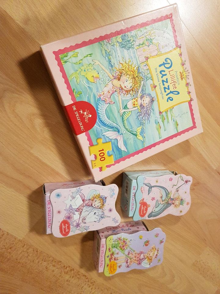 Spiegelburg Puzzle Lillifee 100 Teile 40 kleine Seejungfrau ab 2€ in Neuberend
