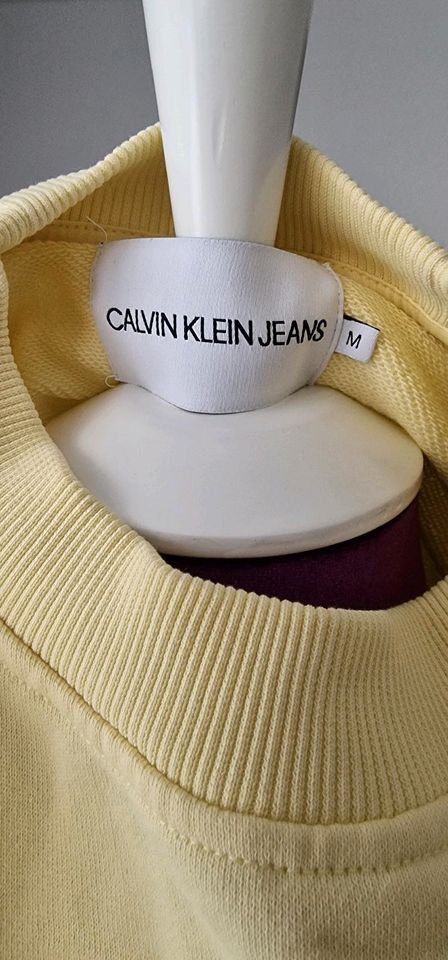 Damen Calvin Klein 3/4 Sweatshirt M in Pulheim