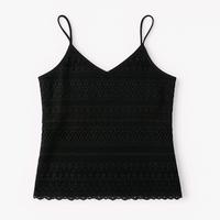 vero moda Spaghettitop, schwarz, Größe S mit Häkeldetails Baden-Württemberg - Gerlingen Vorschau