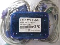 Biete: KVM SWITCH ,VGA, PS2 ,2 fach,mit 2 Kabelsträngen zum PC. Nordrhein-Westfalen - Blomberg Vorschau