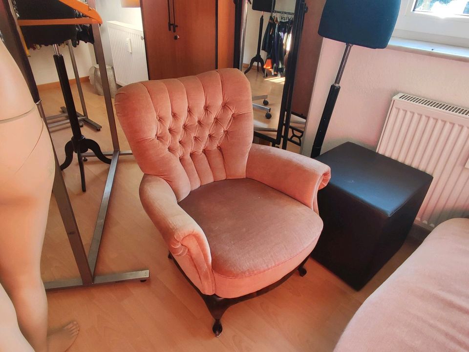 Antike Sitzgruppe Sofa Sessel Stuhl in Wiesbaden