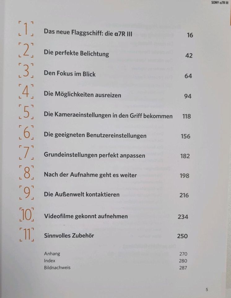 Sony Alpha 7R III Fotohandbuch in Friedrichshafen