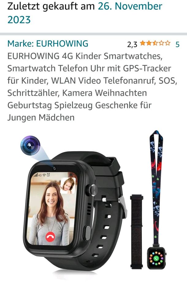 GPS Tracker  Smartwatch für Kinder in Gescher