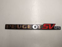 Peugeot SV 125 Schriftzug Logo Emblem Roller NEU NOS Bayern - Laufach Vorschau