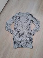 Damen Cardigan Gr. M, Promod, grau mit floralem Muster Düsseldorf - Bilk Vorschau