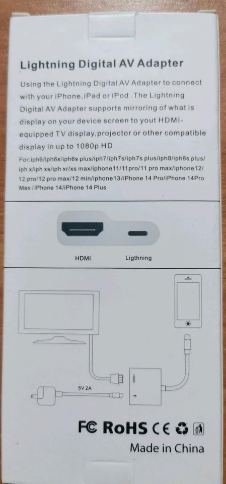 IPhone HDMI Adapter in Bernburg (Saale)