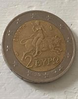 2 Euro Münze 2002 Griechenland Fehlprägung Mit " S"  Sehr Selten Bayern - Dillingen (Donau) Vorschau